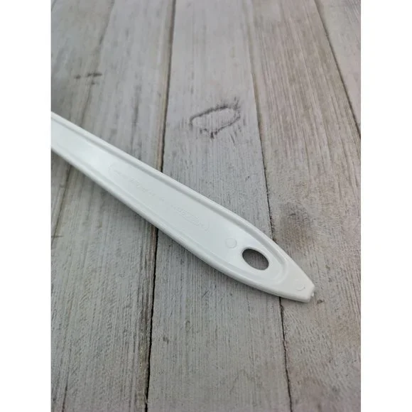 Hutzler Spatula Nylon Slotted Reinforced Turner Flipper No 717 White LOPOL - Picture 5 of 7